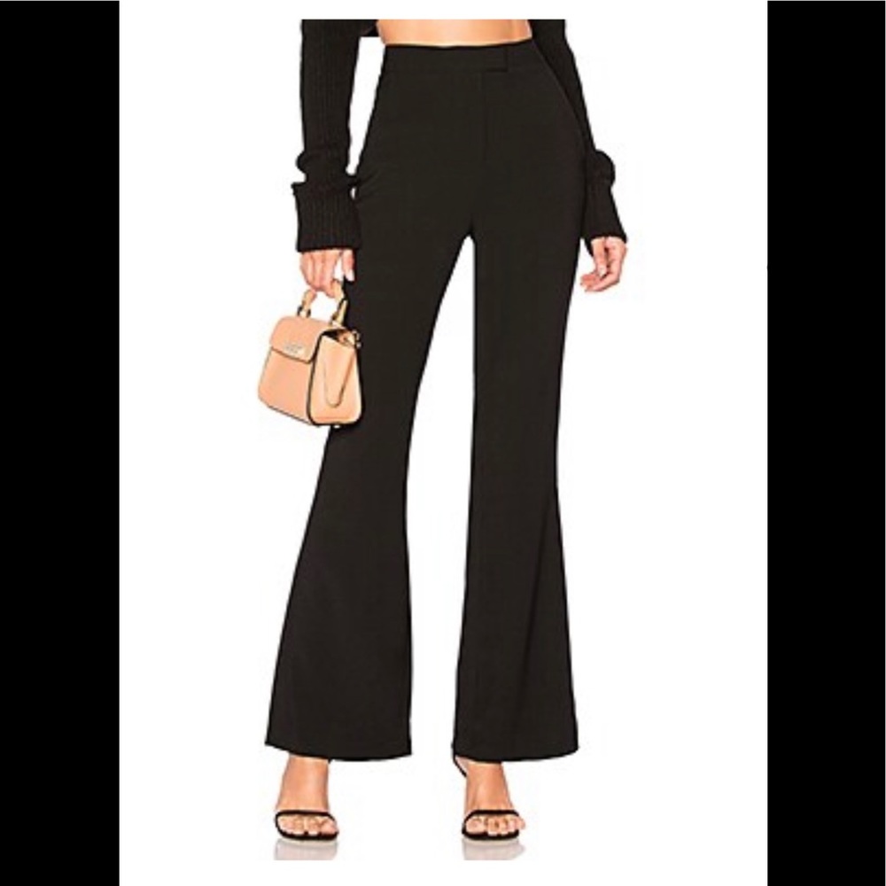 Harmony Flared Black Pants